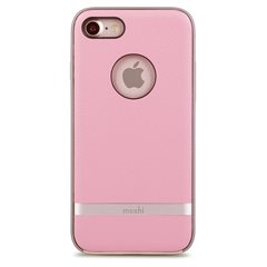 Carcasa piel Moshi iGlaze Napa iPhone 7 rosa