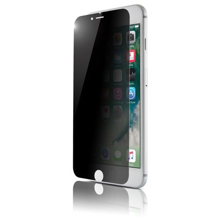 Cristal templado privacidad iPhone 8+/7+/6+ Optiguard 0,33 mm con aplicador