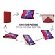Funda Pipetto Origami iPad Pro 12,9" 4º Gen 2020 roja
