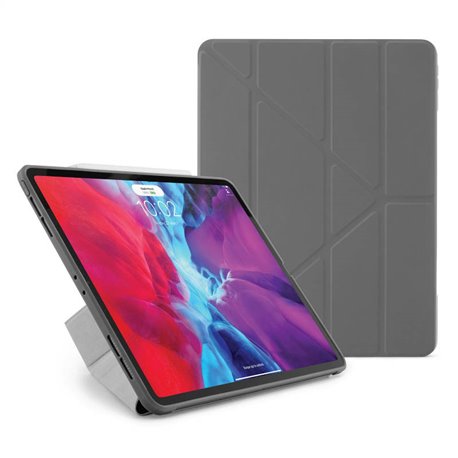 Funda Pipetto Origami iPad Pro 12,9" 4º Gen 2020 gris