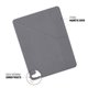 Funda Pipetto Origami iPad Pro 12,9" 4º Gen 2020 gris