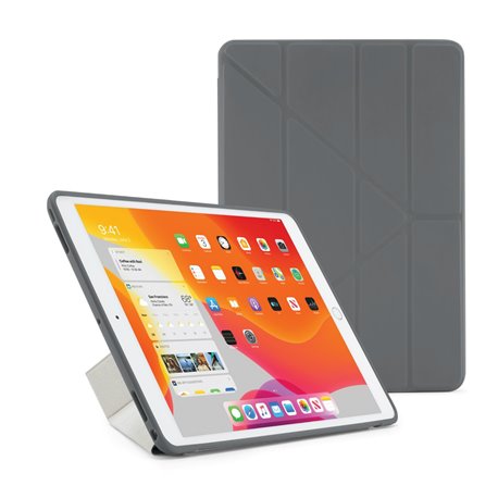 Funda Pipetto Origami iPad 10,2" 8ª y 7ª Gen gris