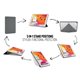 Funda Pipetto Origami iPad 10,2" 8ª y 7ª Gen gris