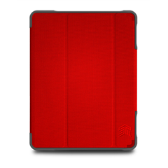 Funda iPad 10,2" 8ª y 7ª Gen STM Dux Plus Duo rojo