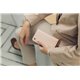Moshi Overture funda piel con billetera iPhone 12 / Pro rosa