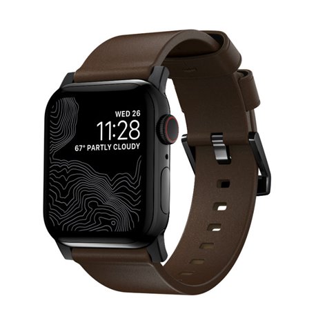 Nomad Modern Slim correa Apple Watch 38/40 mm marrón/negro