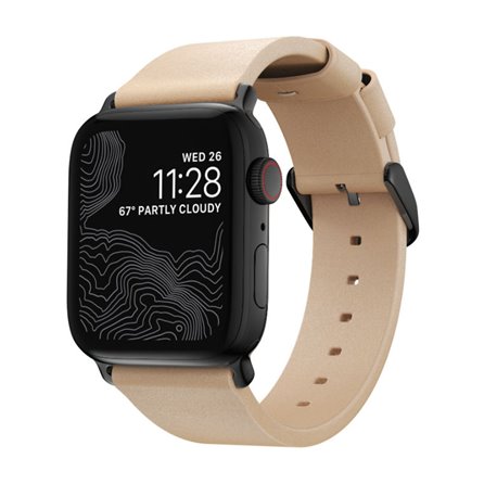 Nomad Modern correa Apple Watch 38/40 mm beige/negro