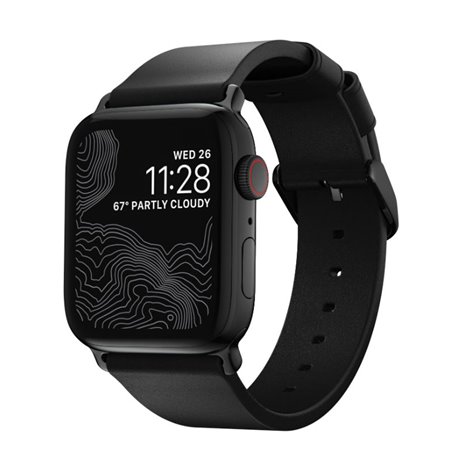 Nomad Modern correa Apple Watch 38/40 mm negro/negro