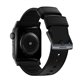 Nomad Active correa piel Apple Watch 44/42 mm negro/negro