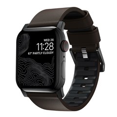 Nomad Active Pro correa piel Apple Watch 44/42 mm marrón/negro