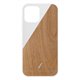 Native Union Clic Wooden funda madera iPhone 12 / 12 Pro blanco