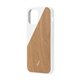 Native Union Clic Wooden funda madera iPhone 12 / 12 Pro blanco