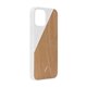 Native Union Clic Wooden funda madera iPhone 12 / 12 Pro blanco