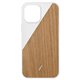 Native Union Clic Wooden funda madera iPhone 12 Pro Max blanco