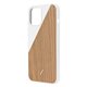 Native Union Clic Wooden funda madera iPhone 12 Pro Max blanco