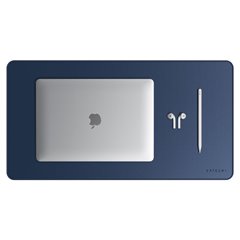Satechi alfombrilla escritorio Deskmate Eco-leather azul