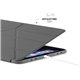 Funda Pipetto Origami No1 iPad Pro 11" 3º Gen 2021 gris oscuro