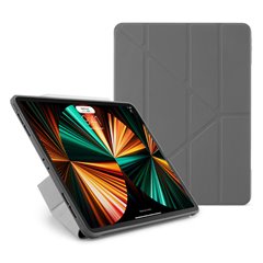 Funda Pipetto Origami No1 iPad Pro 12,9" 5ª Gen 2021 gris oscuro