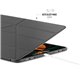 Funda Pipetto Origami No1 iPad Pro 12,9" 5ª Gen 2021 gris oscuro