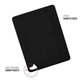 Funda Pipetto Origami No1 iPad Pro 12,9" 5ª Gen 2021 negro