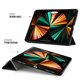 Funda Pipetto Origami No1 iPad Pro 12,9" 5ª Gen 2021 negro