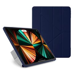 Funda Pipetto Origami No1 iPad Pro 12,9" 5ª Gen 2021 azul oscuro