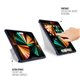 Funda Pipetto Origami No1 iPad Pro 12,9" 5ª Gen 2021 azul oscuro