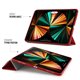 Funda Pipetto Origami No1 iPad Pro 12,9" 5ª Gen 2021 rojo