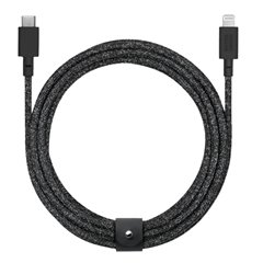 Native Union Belt XL Cable 3 metros Lightning a USB-C negro cosmos