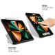 Funda Pipetto Origami Pencil No3 iPad Pro 12,9" 5ª Gen 2021 negra