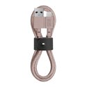 Native Union Belt Cable Lightning a USB-A rosa