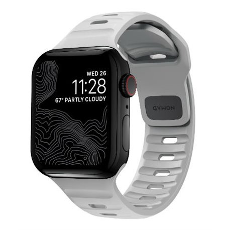 Nomad Sport V2 correa deportiva Apple Watch 44/42 mm gris lunar