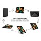 Funda Pipetto Origami No4 Folio iPad Pro 12,9" 5ª Gen 2021 negra