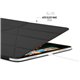 Funda Pipetto Origami No4 Folio iPad Pro 12,9" 5ª Gen 2021 negra