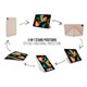 Funda Pipetto Origami No4 Folio iPad Pro 12,9" 5ª Gen 2021 rosa