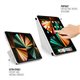 Funda Pipetto Origami No4 Folio iPad Pro 12,9" 5ª Gen 2021 negra