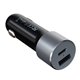 Cargador coche Satechi 72W PD dual USB-C y USB-A gris