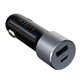 Cargador coche Satechi 72W PD dual USB-C y USB-A gris