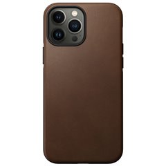 Nomad Modern Case funda piel iPhone 13 Pro Max MagSafe marrón