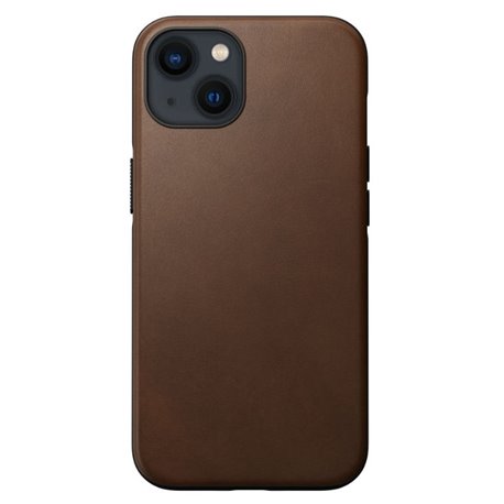 Nomad Modern Case funda piel iPhone 13 MagSafe marrón