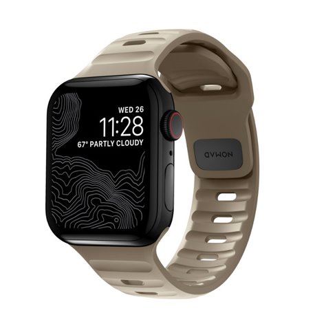 Nomad Sport V2 correa deportiva Apple Watch 42/44/45 mm beige duna