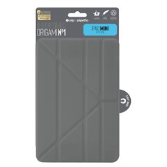 Funda Pipetto Origami No1 iPad Mini 6ª Gen 2021 gris oscuro