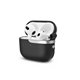 Moshi Pebbo Luxe funda piel AirPods 3ª gen negro