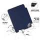 Funda Pipetto Origami Shield Pencil iPad Air 10,9" 4º Gen 2020 azul oscuro