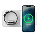 Nomad Base One Max base de carga inalámbrica MagSafe plata