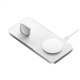 Nomad Base One Max base de carga inalámbrica MagSafe plata