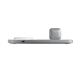 Nomad Base One Max base de carga inalámbrica MagSafe plata