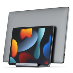 Satechi soporte vertical doble iPad / MacBook / iPhone gris espacial