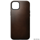 Nomad Modern Horween Leather Case iPhone 14 Plus MagSafe marrón