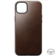 Nomad Modern Horween Leather Case iPhone 14 Plus MagSafe marrón